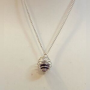 NEW Amethyst in a Cage necklace